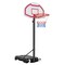 White-Red-Black Adjustable Basketball Hoop 28in Backboard Outdoor